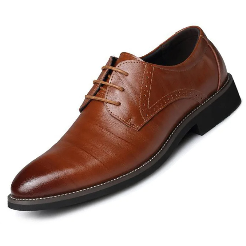 Nokmo | Men's Classic Oxford Dress Shoes with Perforated Detail