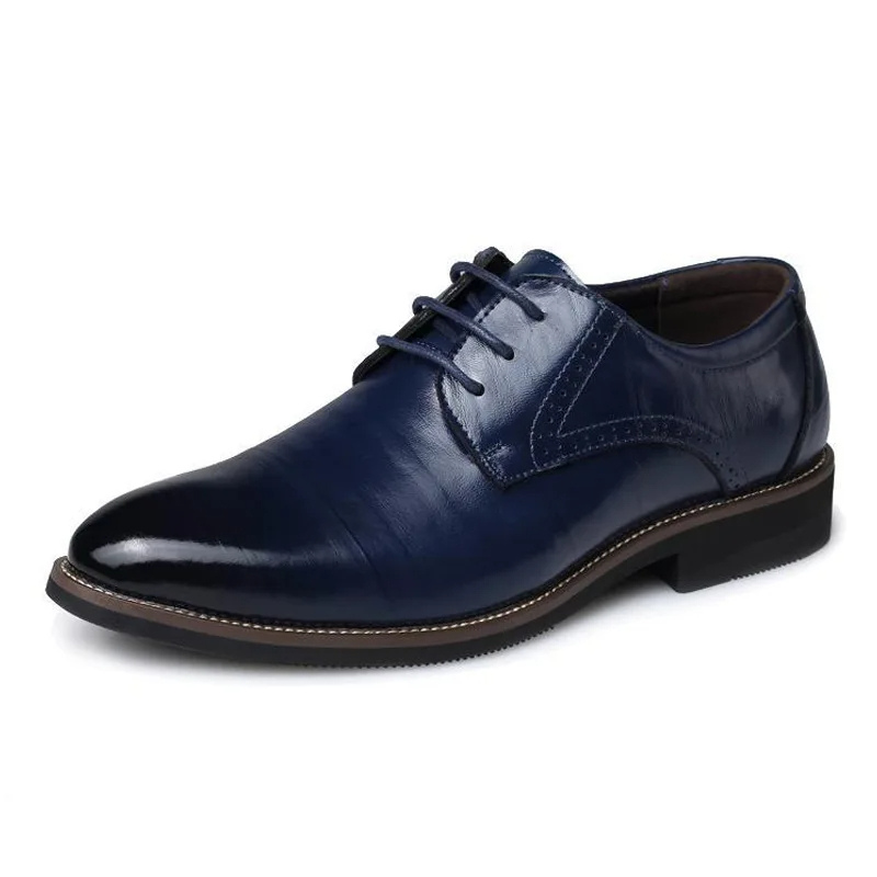 Nokmo | Men's Classic Oxford Dress Shoes with Perforated Detail