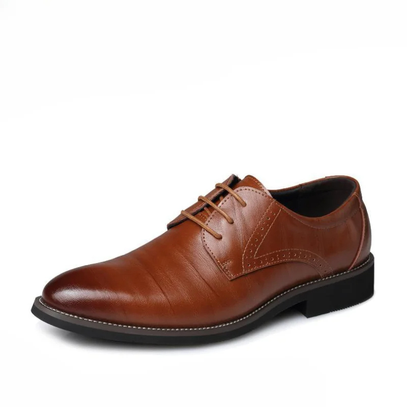 Nokmo | Men's Classic Oxford Dress Shoes with Perforated Detail