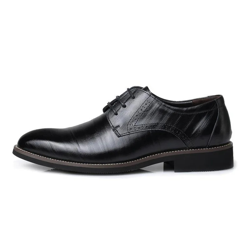 Nokmo | Men's Classic Oxford Dress Shoes with Perforated Detail