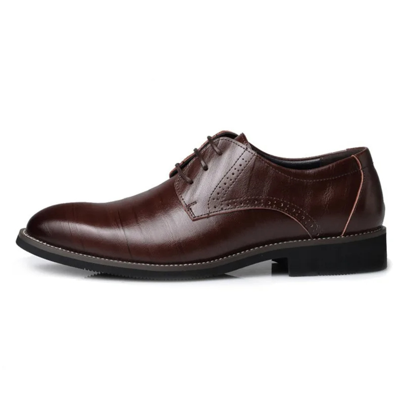 Nokmo | Men's Classic Oxford Dress Shoes with Perforated Detail