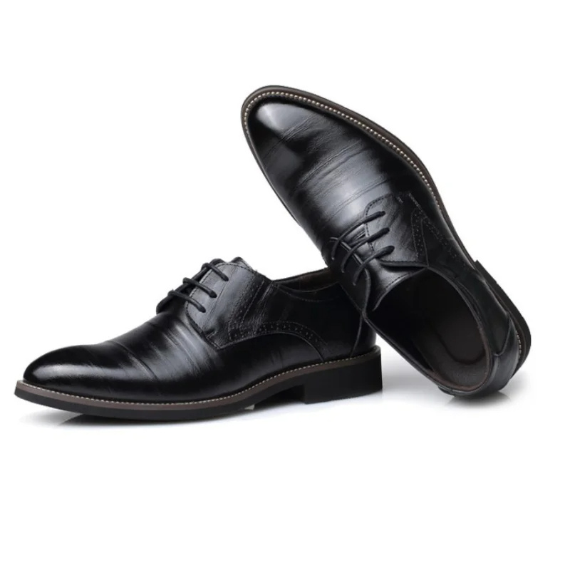 Nokmo | Men's Classic Oxford Dress Shoes with Perforated Detail