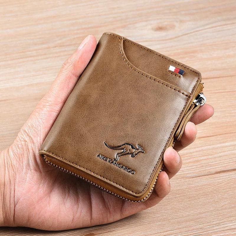 Nokmo | Men's Compact RFID Blocking Zipper Wallet