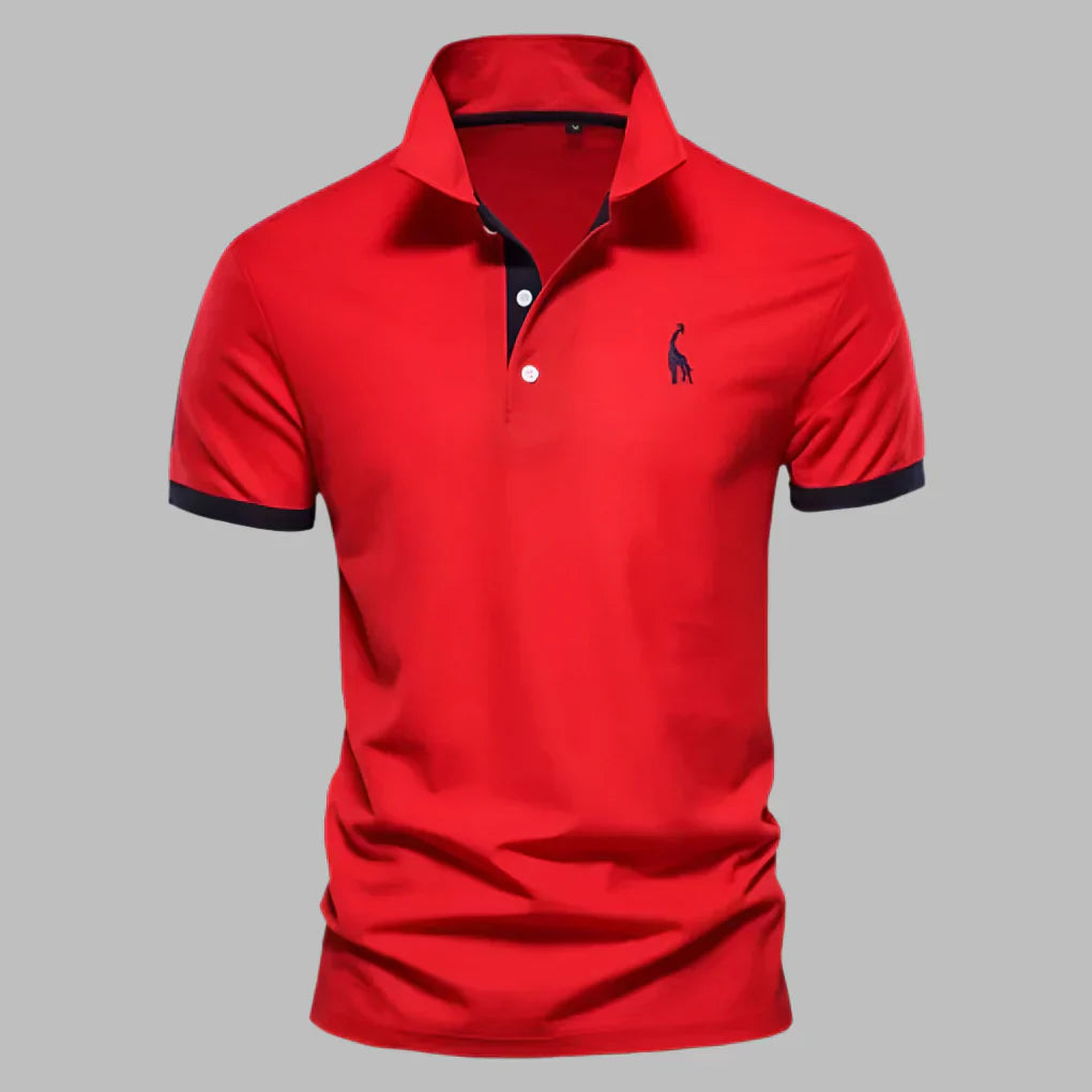 Nokmo | Men's Contrast Trim Polo Shirt