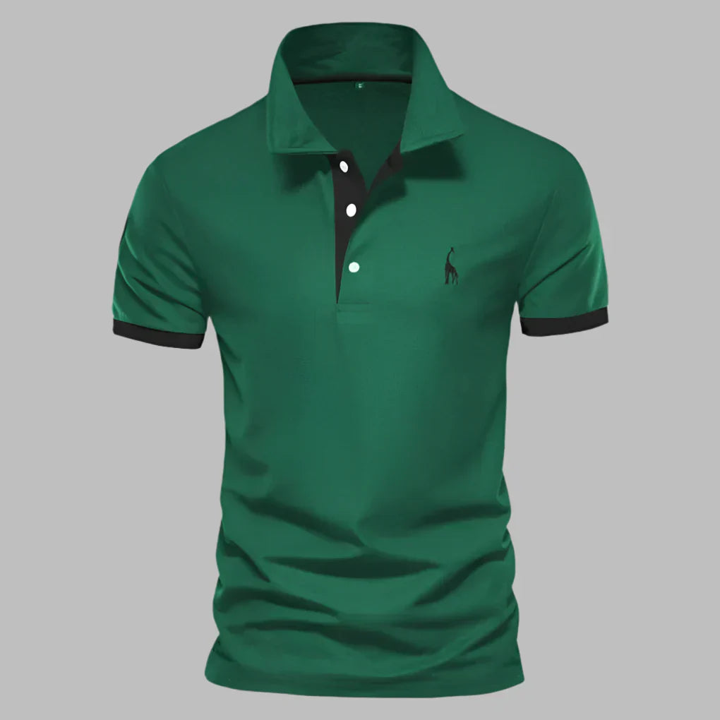 Nokmo | Men's Contrast Trim Polo Shirt