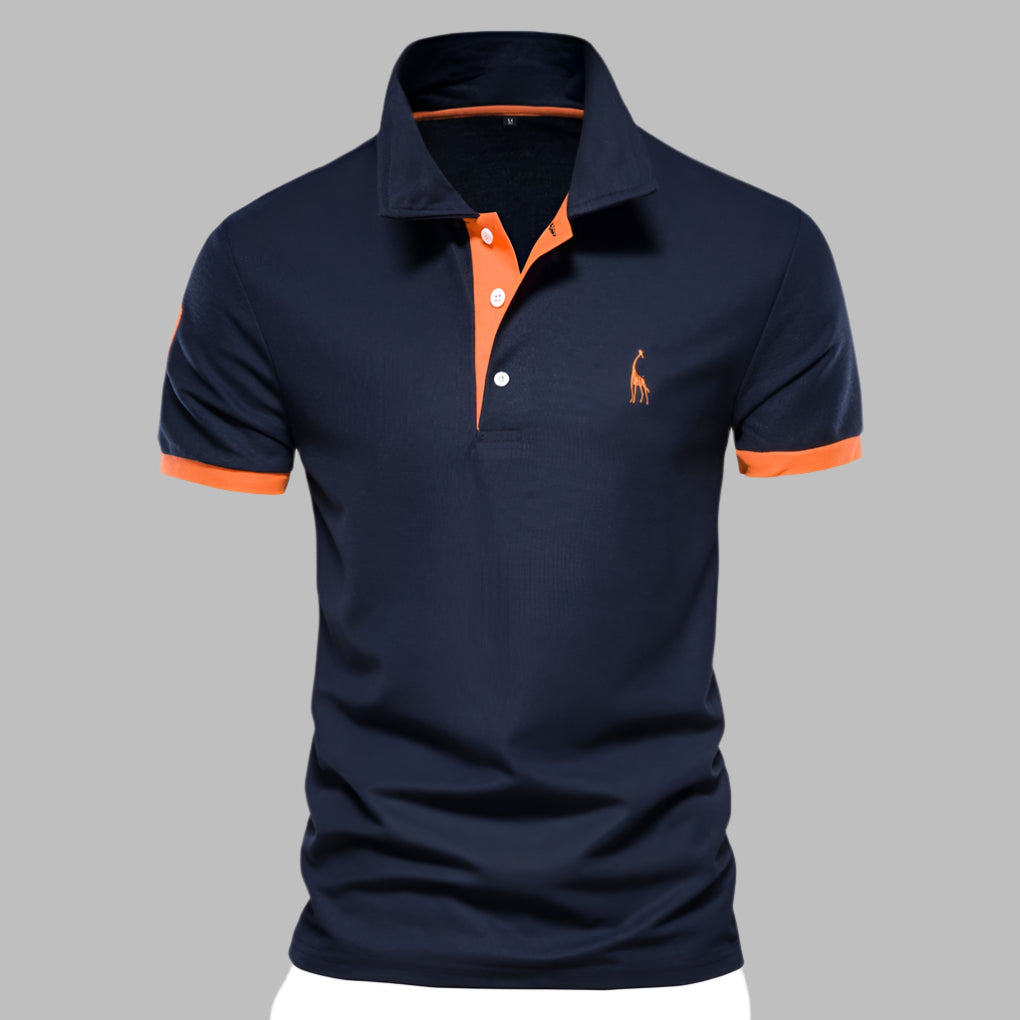 Nokmo | Men's Contrast Trim Polo Shirt