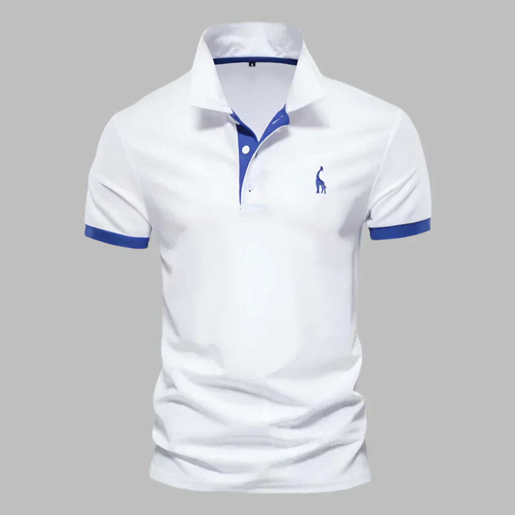 Nokmo | Men's Contrast Trim Polo Shirt