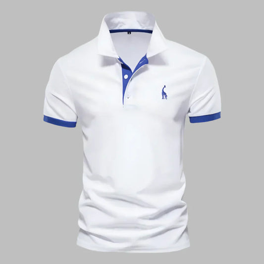 Nokmo | Men's Contrast Trim Polo Shirt