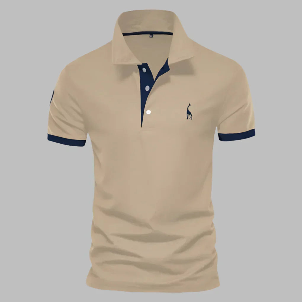 Nokmo | Men's Contrast Trim Polo Shirt