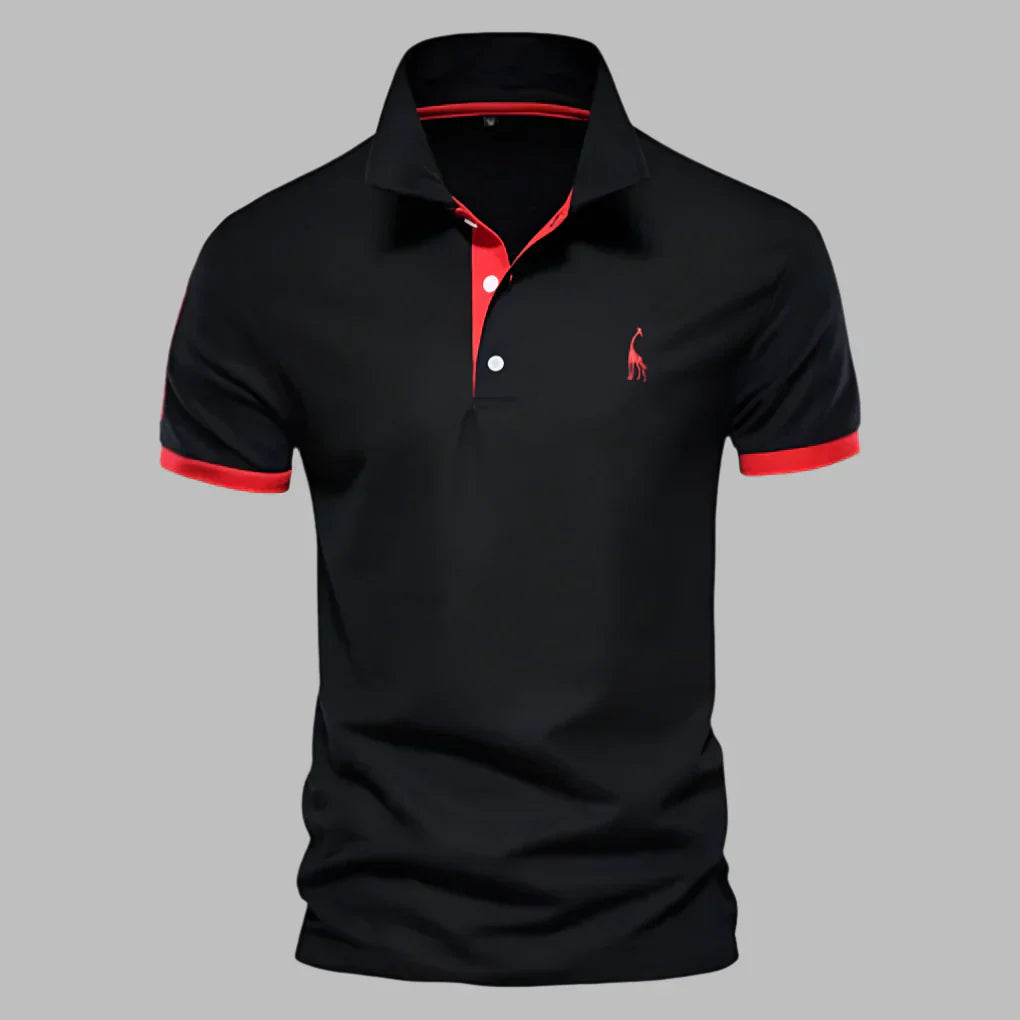 Nokmo | Men's Contrast Trim Polo Shirt