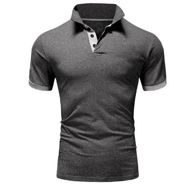 Nokmo | Men's Contrasting Collar Polo Shirt
