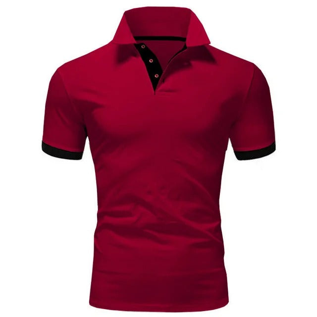 Nokmo | Men's Contrasting Collar Polo Shirt