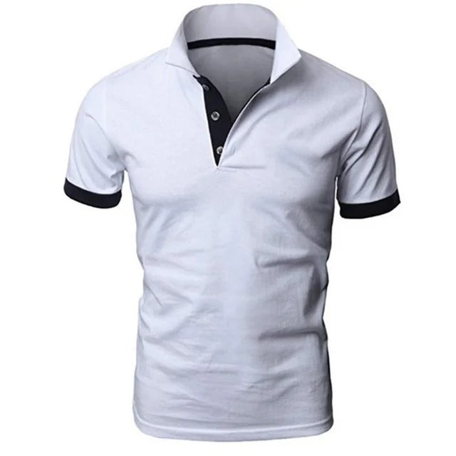 Nokmo | Men's Contrasting Collar Polo Shirt