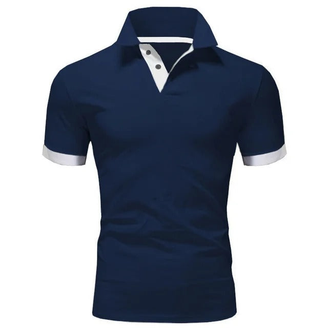 Nokmo | Men's Contrasting Collar Polo Shirt