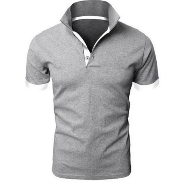 Nokmo | Men's Contrasting Collar Polo Shirt