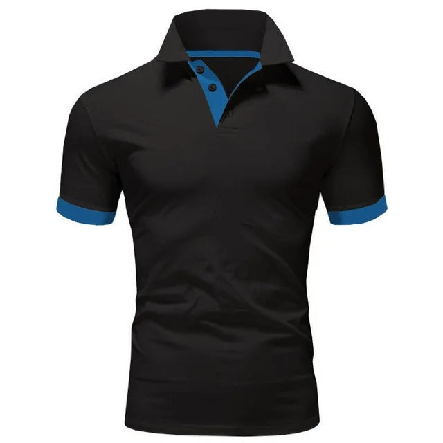 Nokmo | Men's Contrasting Collar Polo Shirt
