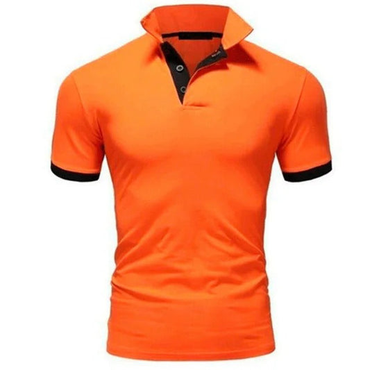 Nokmo | Men's Contrasting Collar Polo Shirt