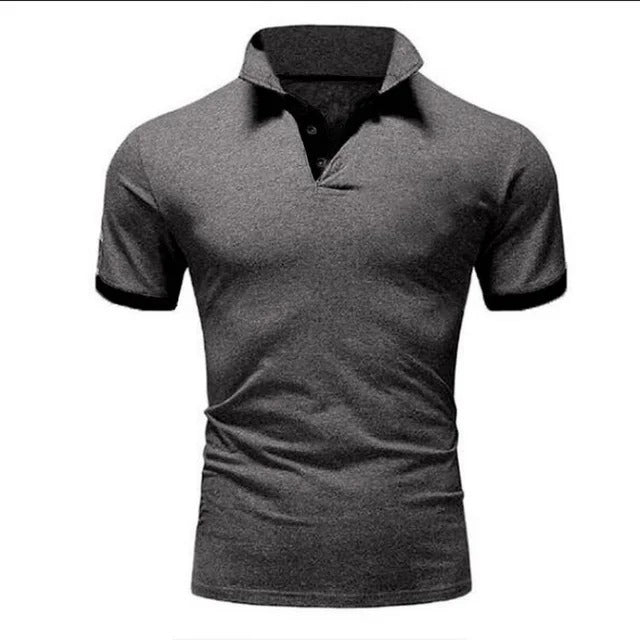 Nokmo | Men's Contrasting Collar Polo Shirt