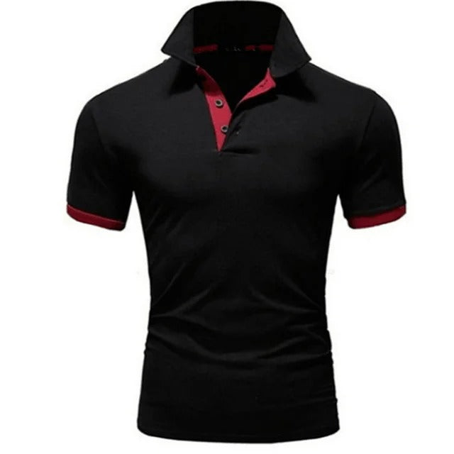 Nokmo | Men's Contrasting Collar Polo Shirt