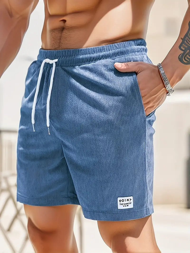 Nokmo | Men's Corduroy Swim Shorts with Drawstring