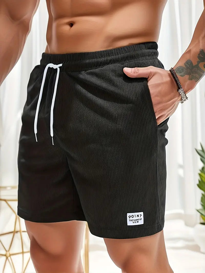 Nokmo | Men's Corduroy Swim Shorts with Drawstring