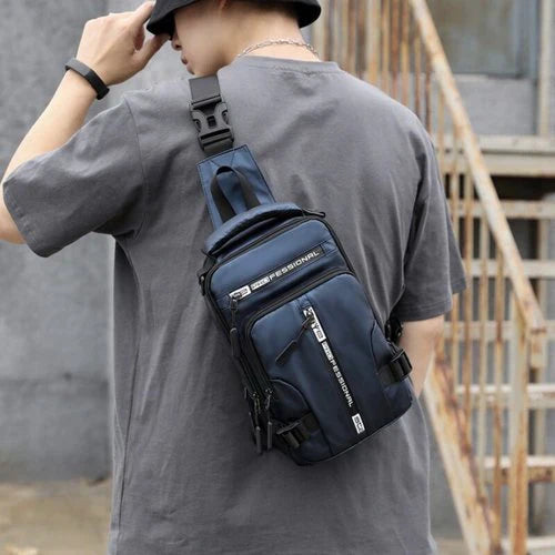 Nokmo | Men's Crossbody Bag with Anti-Theft Hidden Zippers