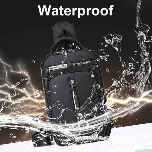 Nokmo | Men's Crossbody Bag with Anti-Theft Hidden Zippers