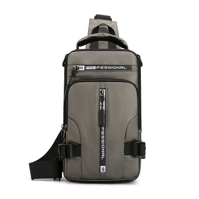 Nokmo | Men's Crossbody Bag with Anti-Theft Hidden Zippers