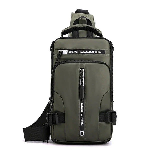 Nokmo | Men's Crossbody Bag with Anti-Theft Hidden Zippers
