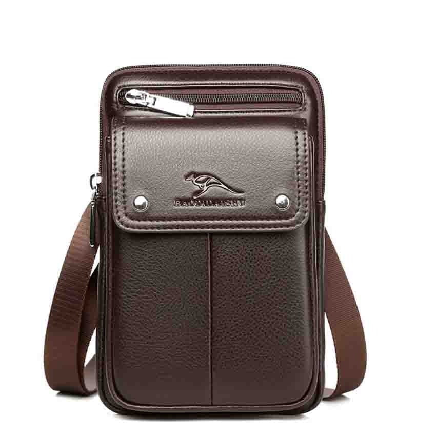 Nokmo | Men's Crossbody Bag with Flap Pocket