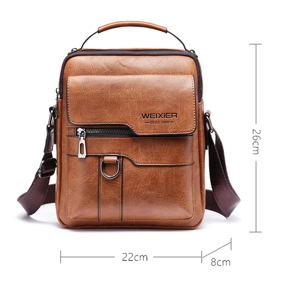 Nokmo | Men's Crossbody Satchel Bag with Front Pocket