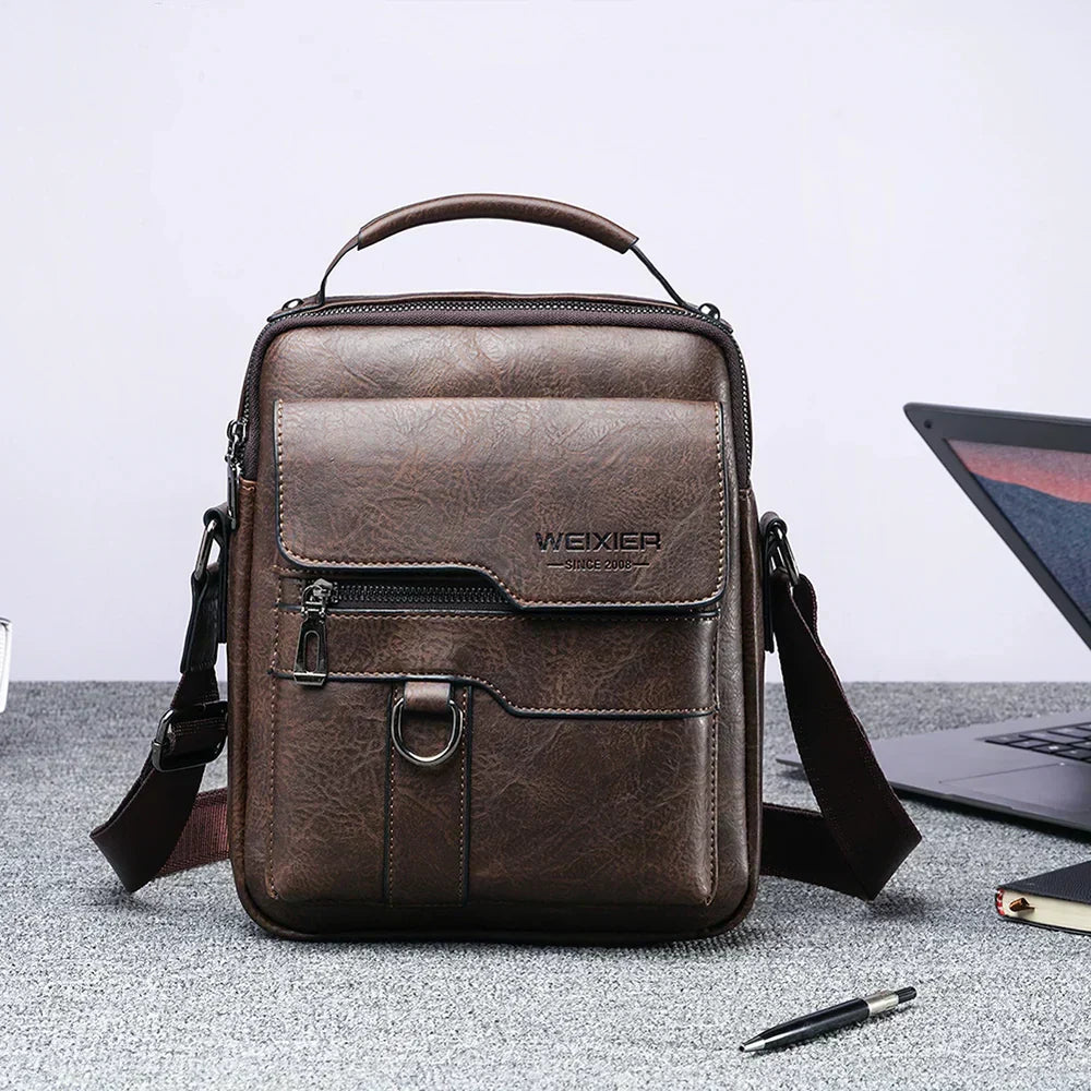 Nokmo | Men's Crossbody Satchel Bag with Front Pocket