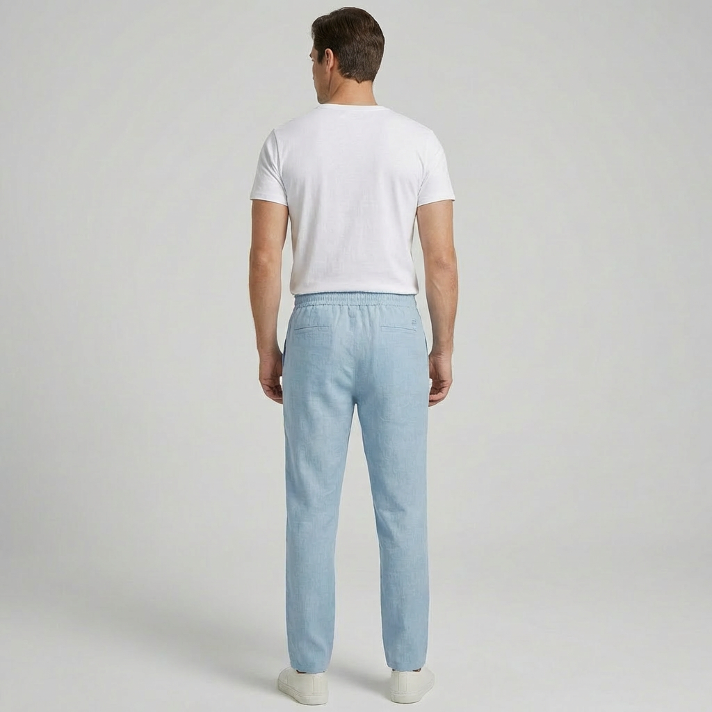 Nokmo | Men's Drawstring Linen Pants