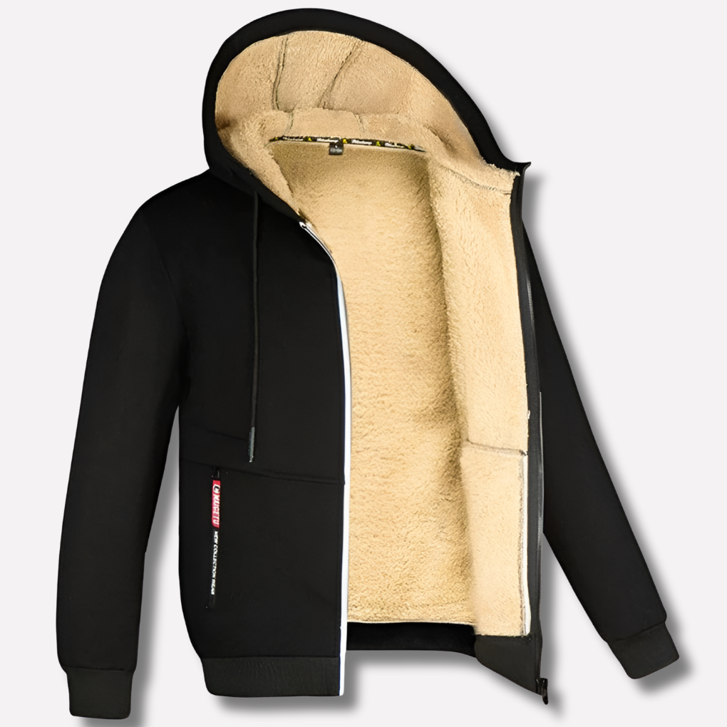 Nokmo | Men's Fleece Hoodie with Sherpa Lining