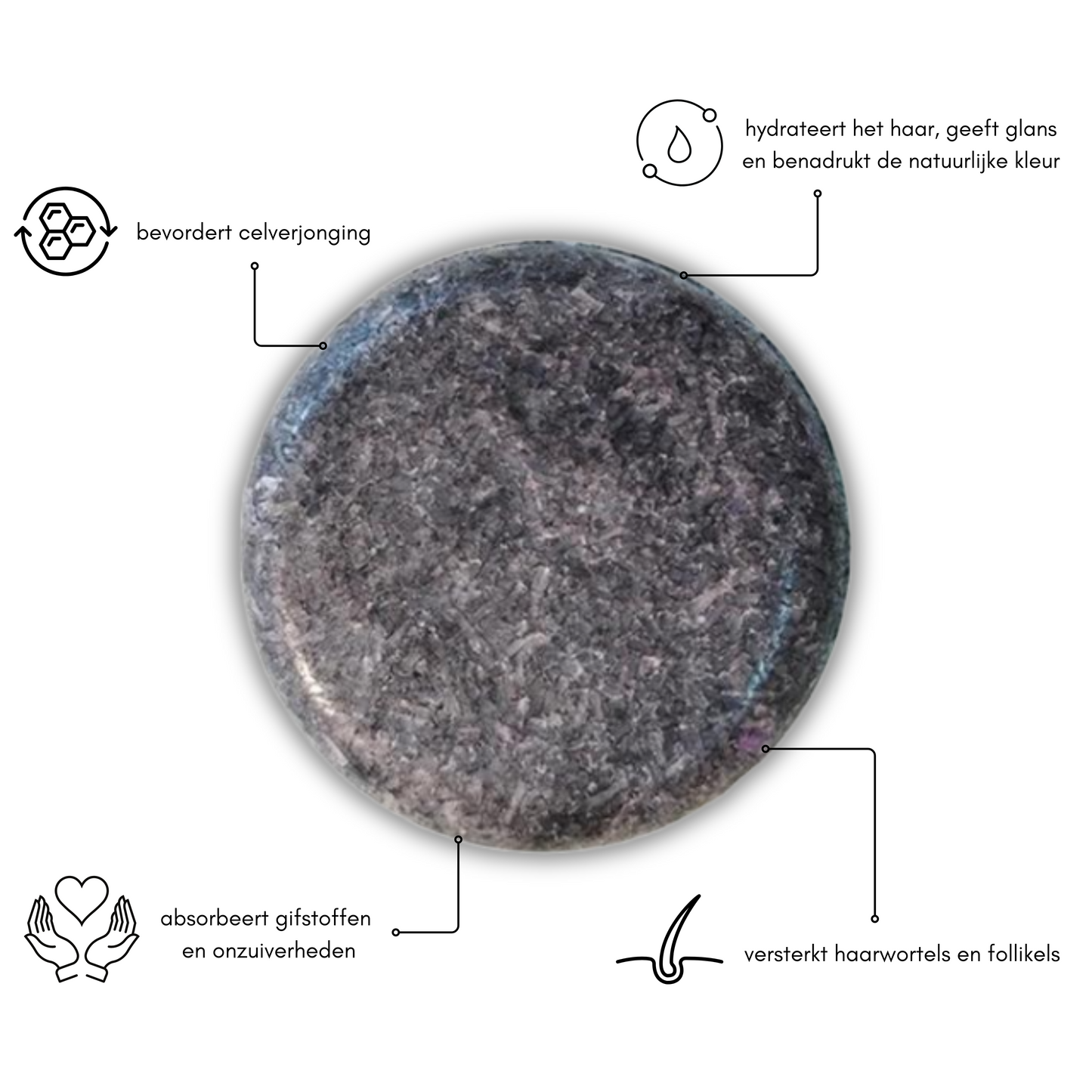 Nokmo | Men's Grey Coverage Shampoo Bar for Hair & Beard