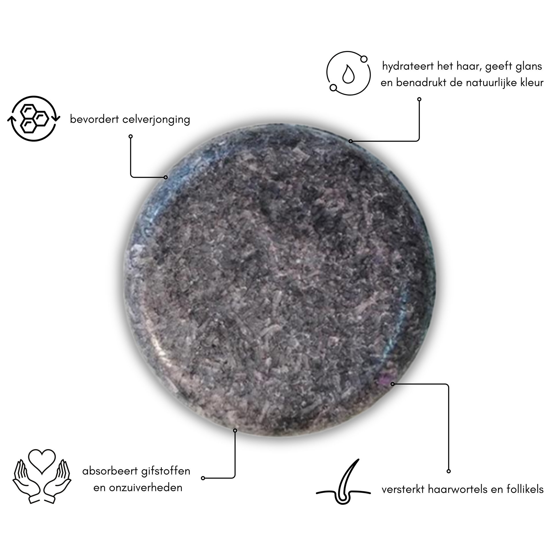Nokmo | Men's Grey Coverage Shampoo Bar for Hair & Beard