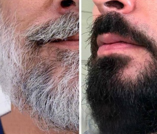 Nokmo | Men's Grey Coverage Shampoo Bar for Hair & Beard