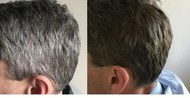 Nokmo | Men's Grey Coverage Shampoo Bar for Hair & Beard