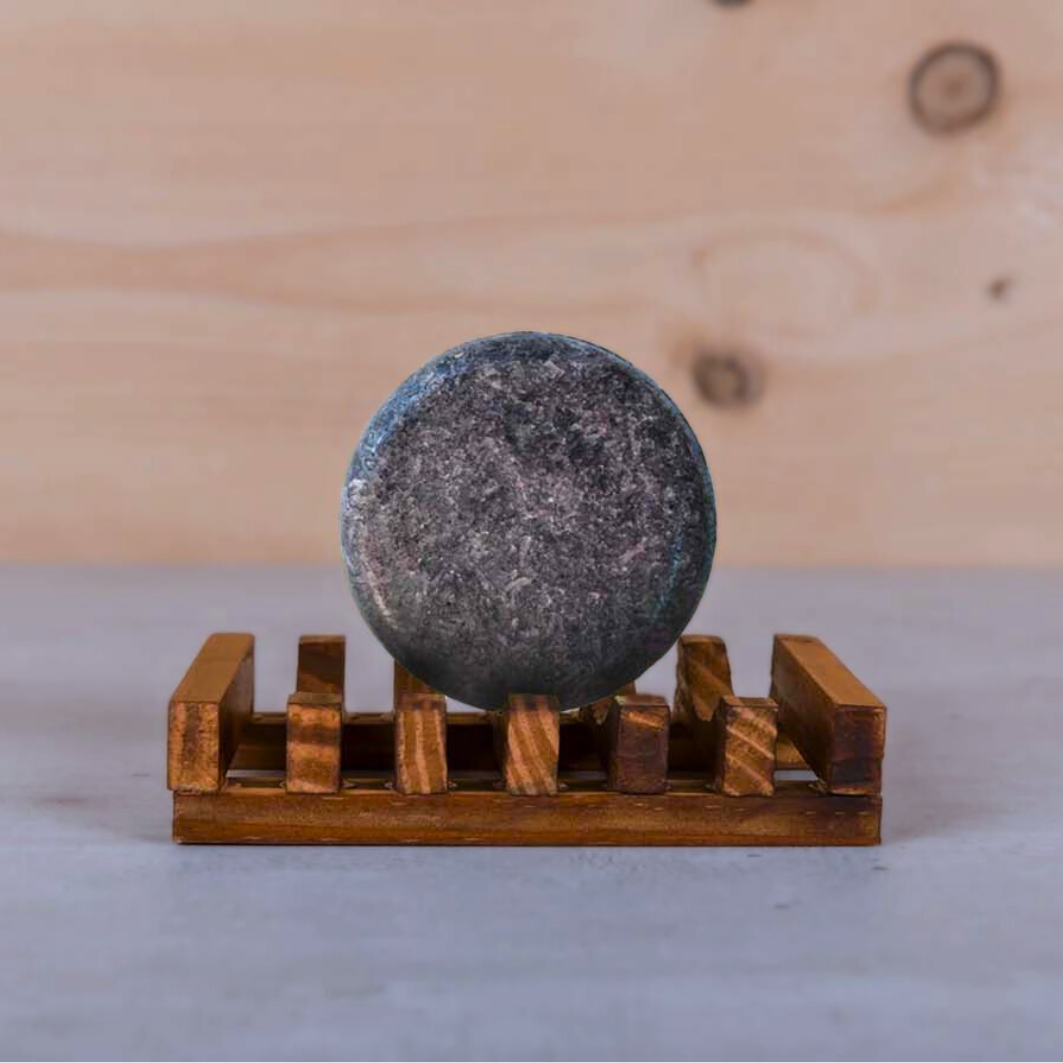 Nokmo | Men's Grey Coverage Shampoo Bar for Hair & Beard