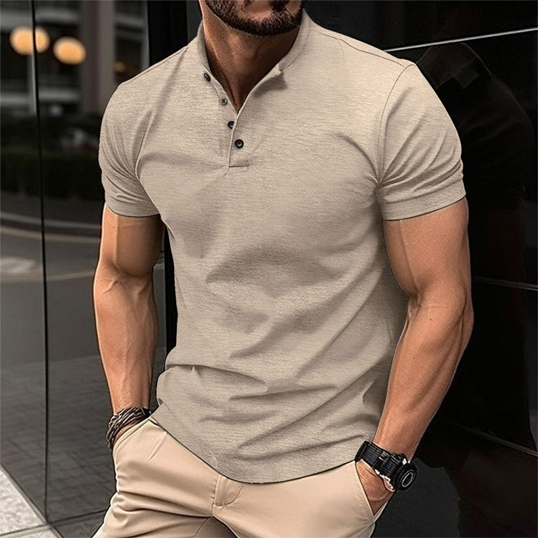 Nokmo | Men's Henley Polo Shirt