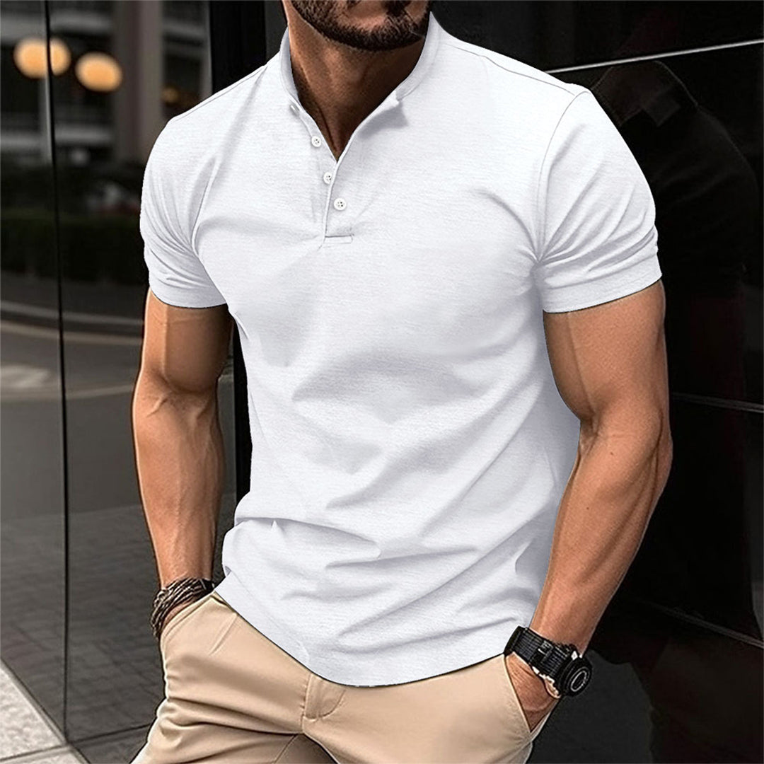 Nokmo | Men's Henley Polo Shirt