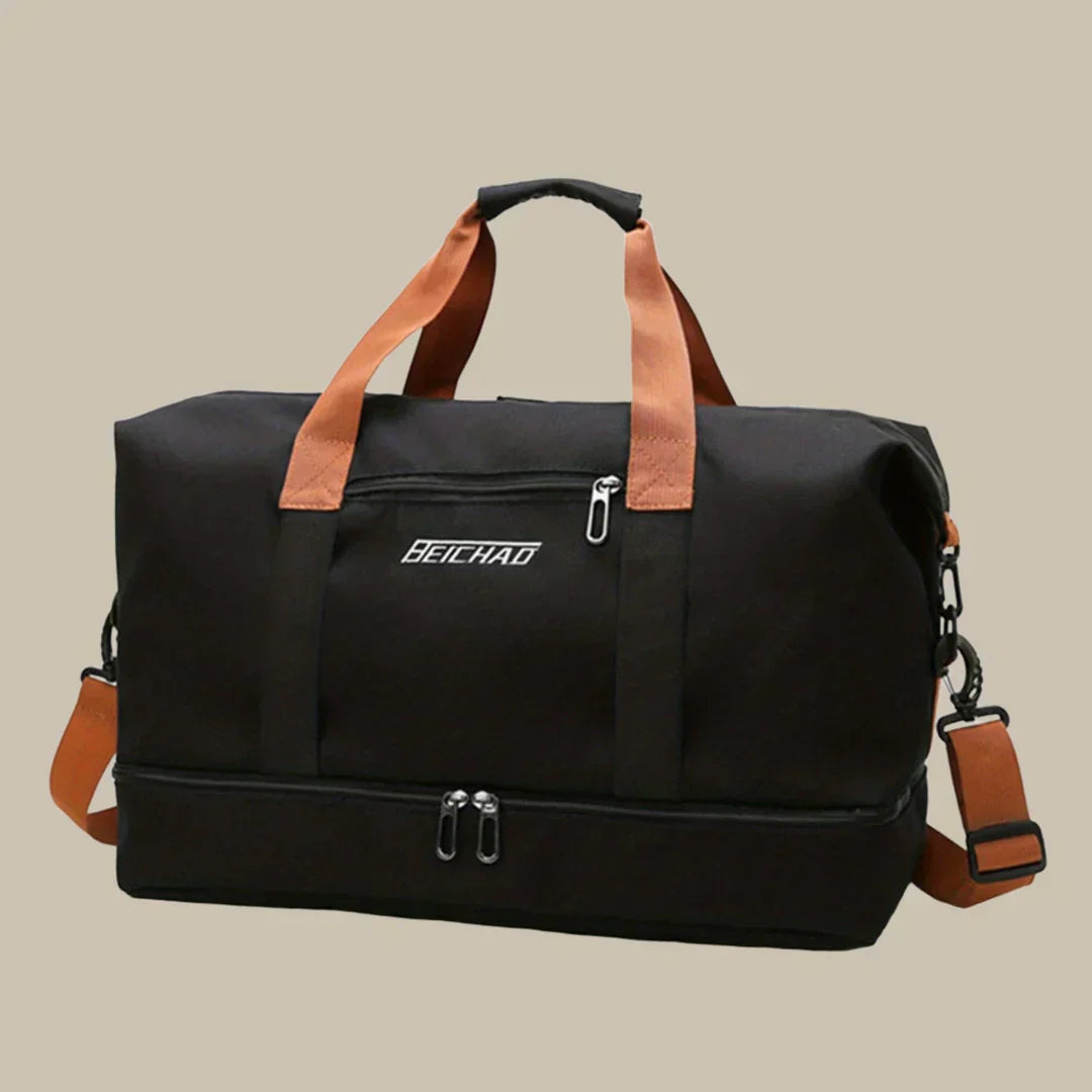 Nokmo | Men's Large Capacity Travel Duffel Bag with Bottom Compartment