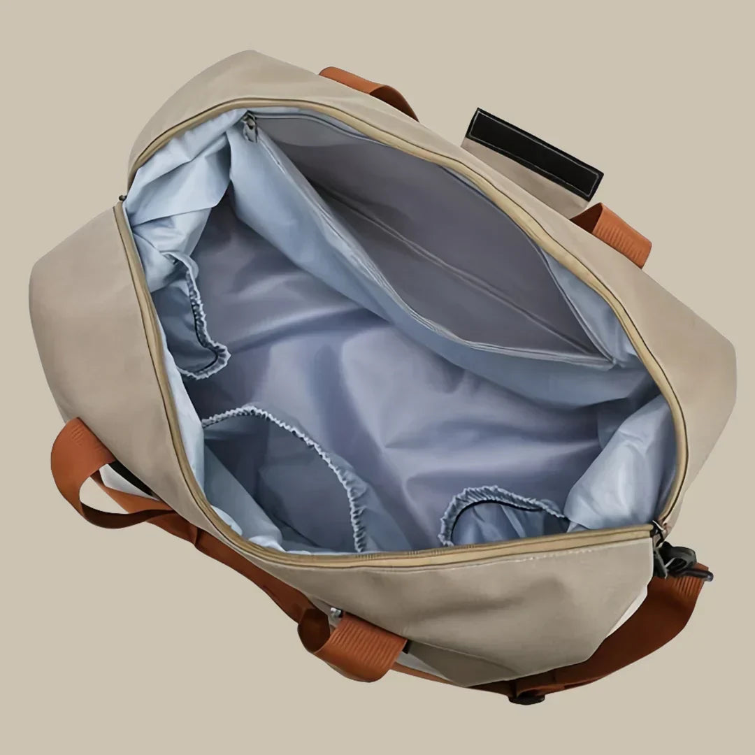 Nokmo | Men's Large Capacity Travel Duffel Bag with Bottom Compartment