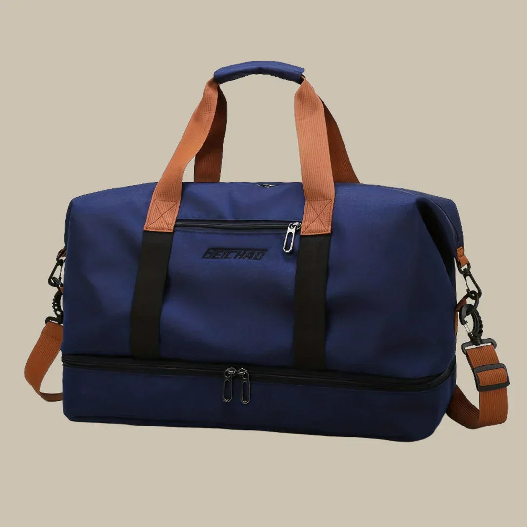 Nokmo | Men's Large Capacity Travel Duffel Bag with Bottom Compartment