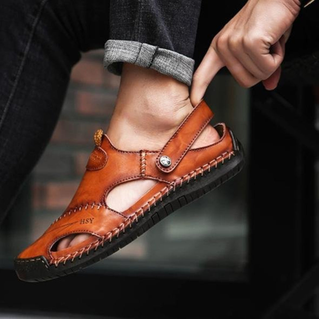 Nokmo | Men's Leather Fisherman Sandals
