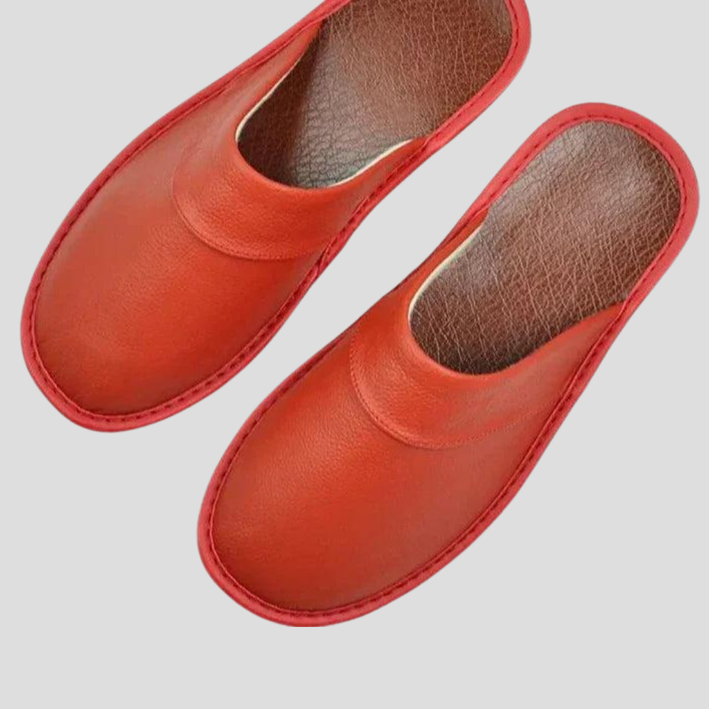 Nokmo | Men's Leather Mules with Cushioned Insole