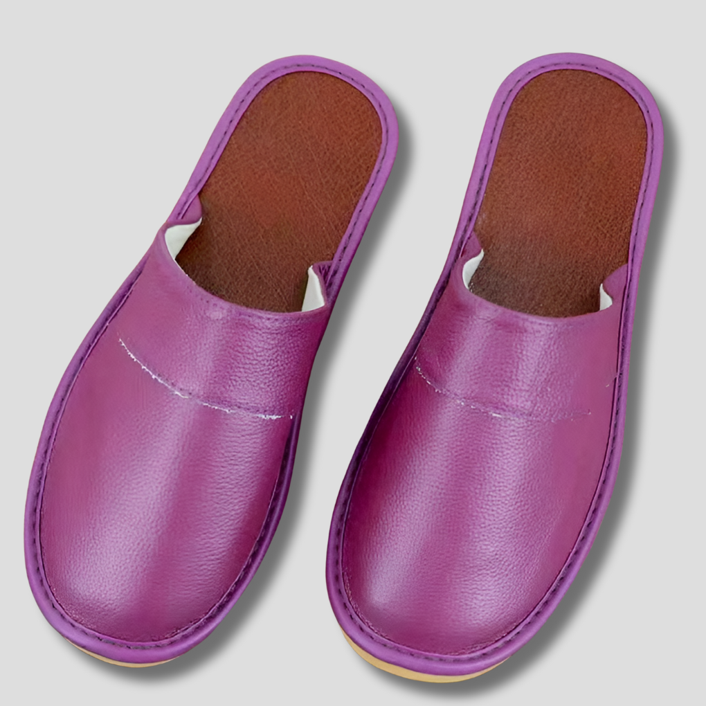 Nokmo | Men's Leather Mules with Cushioned Insole