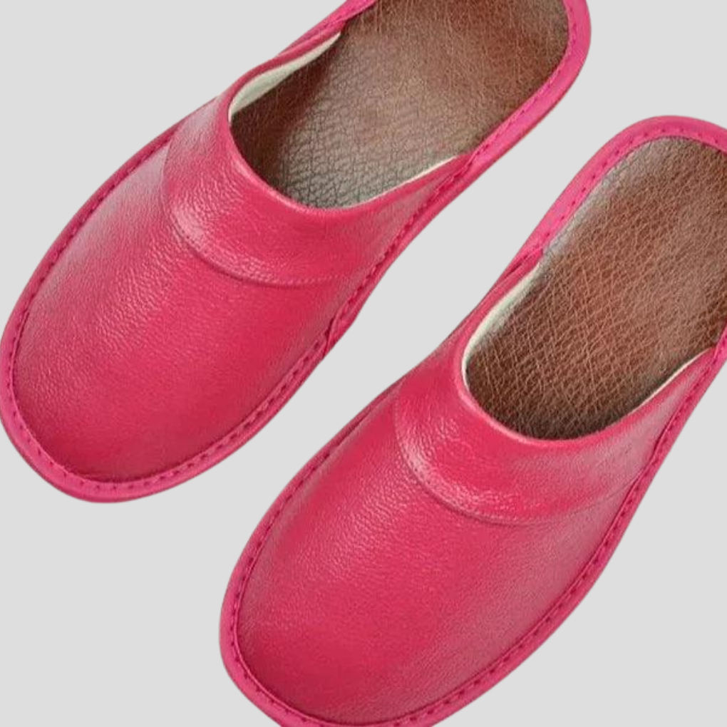 Nokmo | Men's Leather Mules with Cushioned Insole