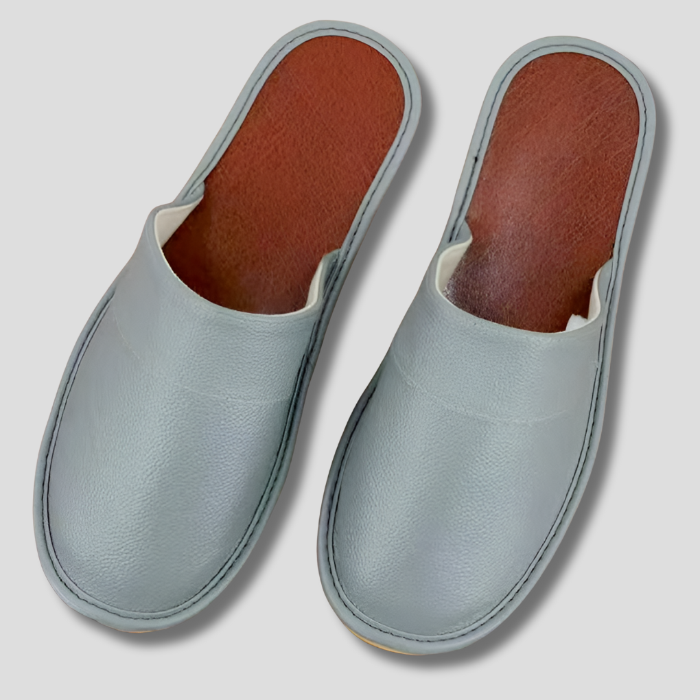 Nokmo | Men's Leather Mules with Cushioned Insole