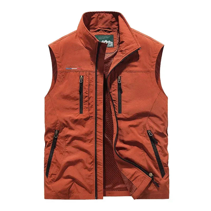 Nokmo | Men's Lightweight Waterproof Vest with Zip Pockets